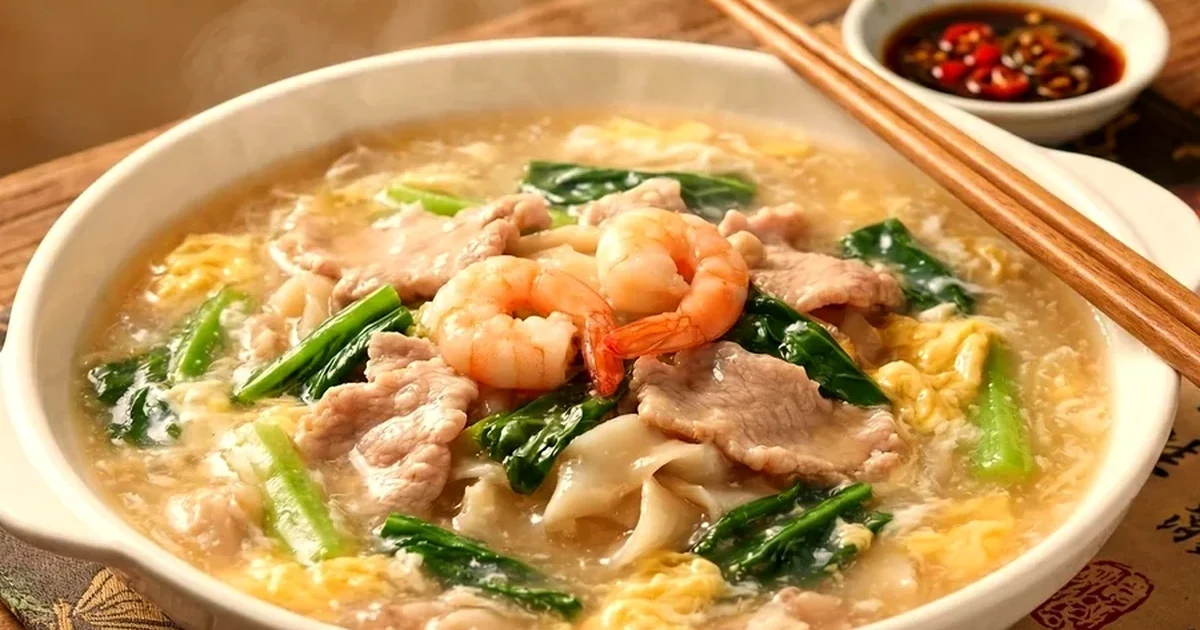 Wan tan hor at D Times Cafe Ipoh